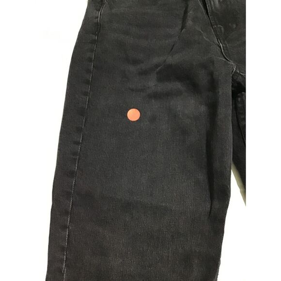 Zara Black High Rise Jeans Size 8, Cotton Blend 27" Inseam - Picture 2 of 7